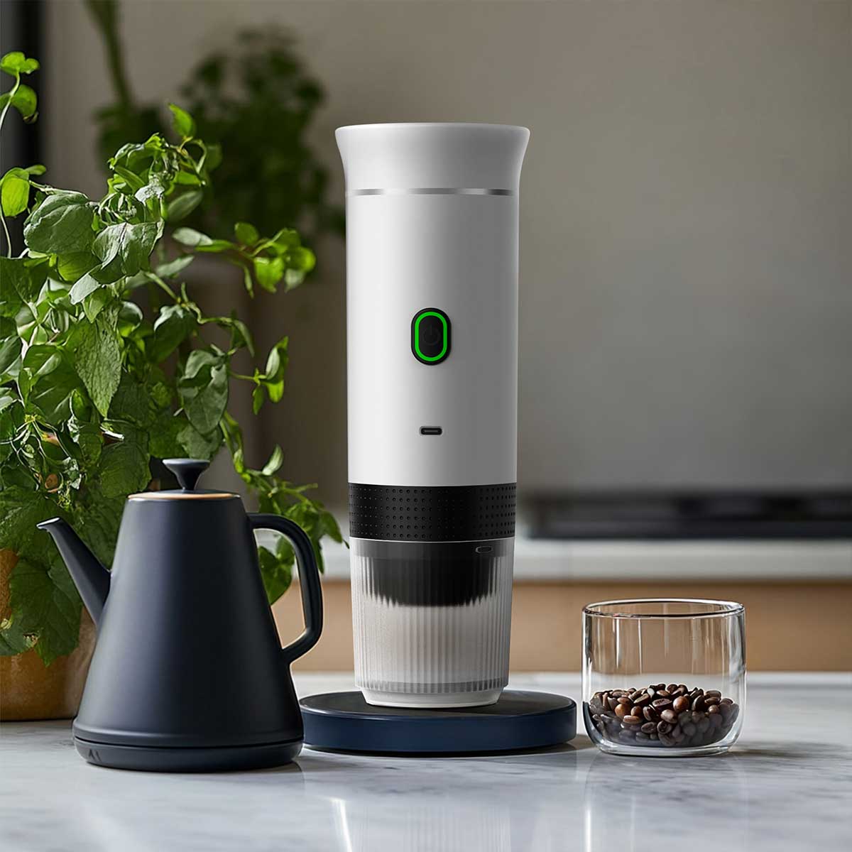 Cafetière électrique portable sans fil