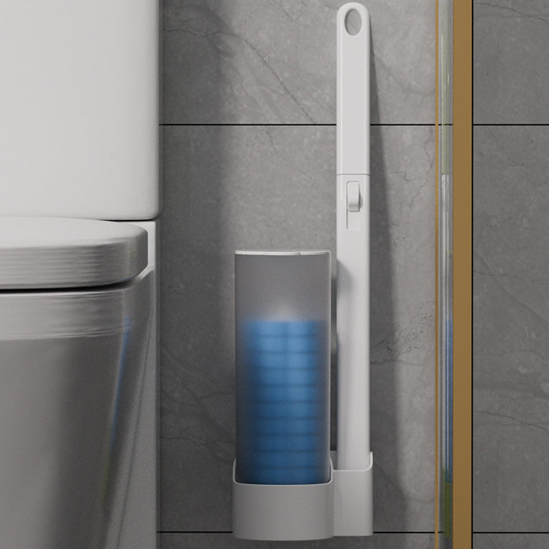 Brosse WC jetable à têtes hygiéniques