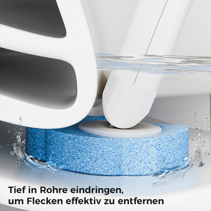 Brosse WC jetable à têtes hygiéniques