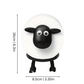 Supports de papier toilette en forme de mouton – lot de 3