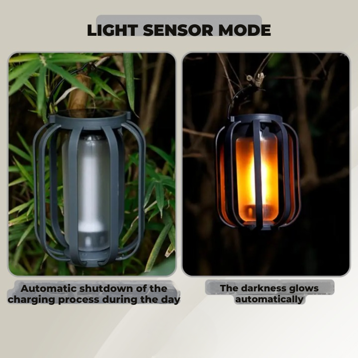 Lanterne LED portable pour intérieur et extérieur