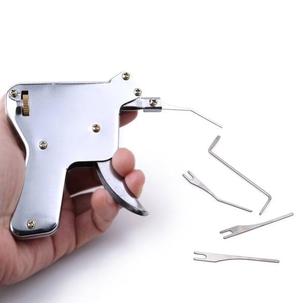 Ensemble métallique compact pour entretien de serrures