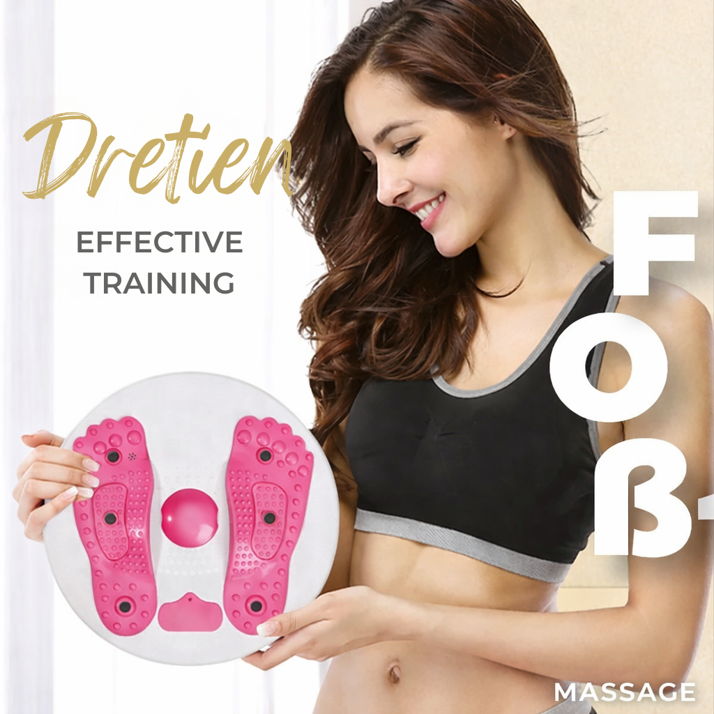Disque rotatif de fitness en ABS, charge 120 kg