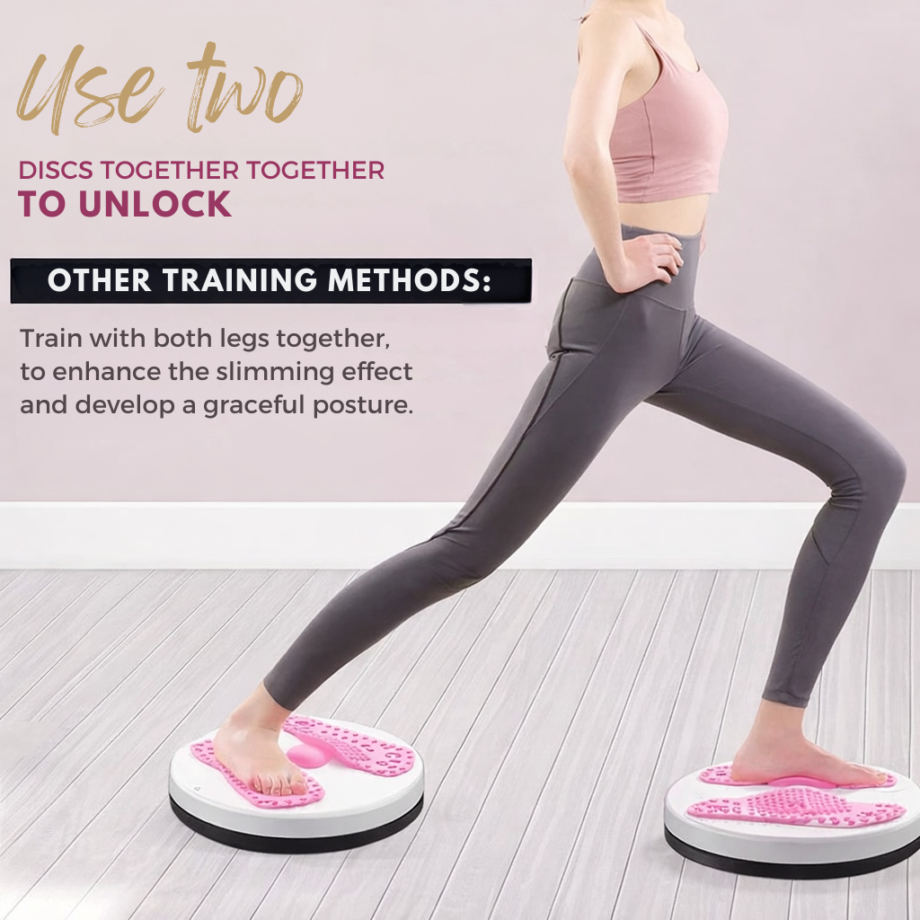 Disque rotatif de fitness en ABS, charge 120 kg