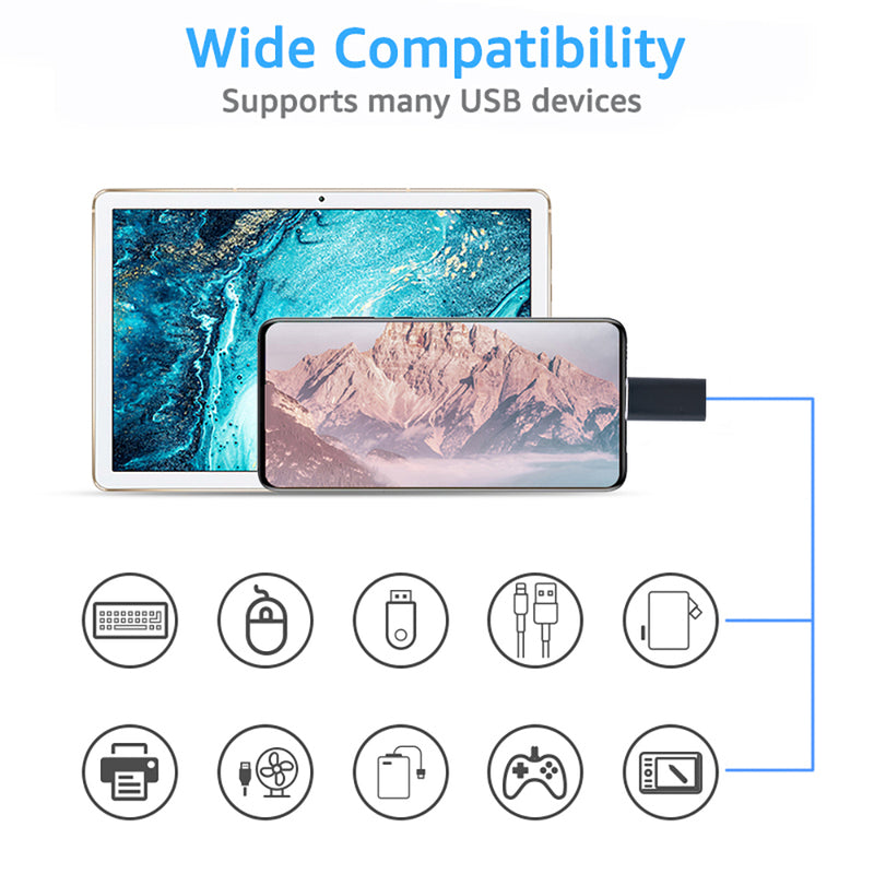 Adaptateurs OTG USB-C pour appareils compatibles