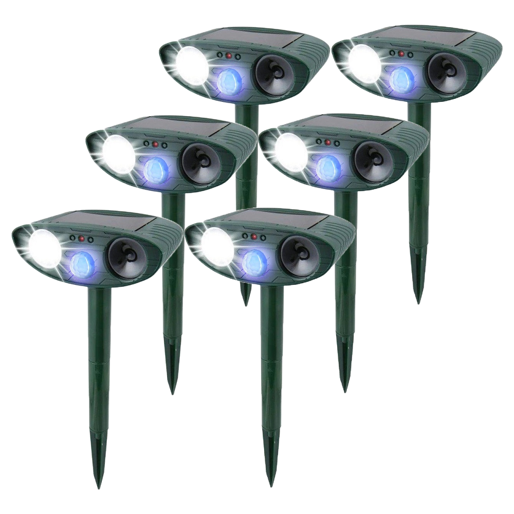 Répulsif solaire de jardin à fréquence réglable