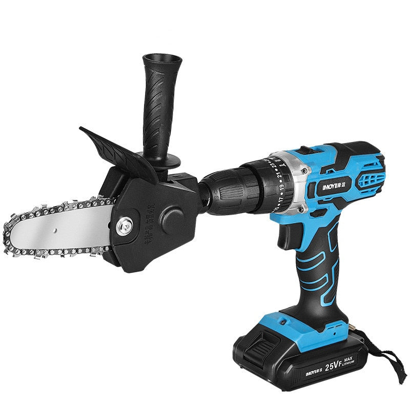 Accessoire de scie à chaîne pour perceuse – guide de 4 pouces
