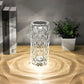 Lampe décorative à facettes LED et télécommande, seize couleurs