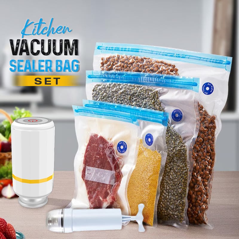 Sacs alimentaires sous vide réutilisables avec pompe, lot de 10