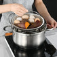 Panier de cuisson vapeur en acier inoxydable avec poignée
