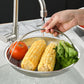 Panier de cuisson vapeur en acier inoxydable avec poignée
