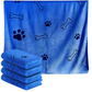 Felineau Serviette de Séchage à Poches pour Chien - Lot de 4