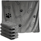 Felineau Serviette de Séchage à Poches pour Chien - Lot de 4