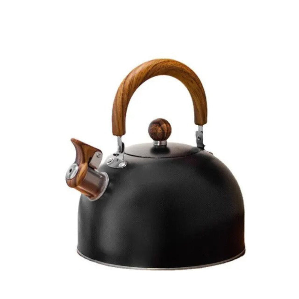 Bouilloire à sifflet en acier inoxydable, 3 litres