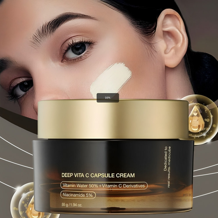 Crème à capsules de vitamine C et base gel – 55 g