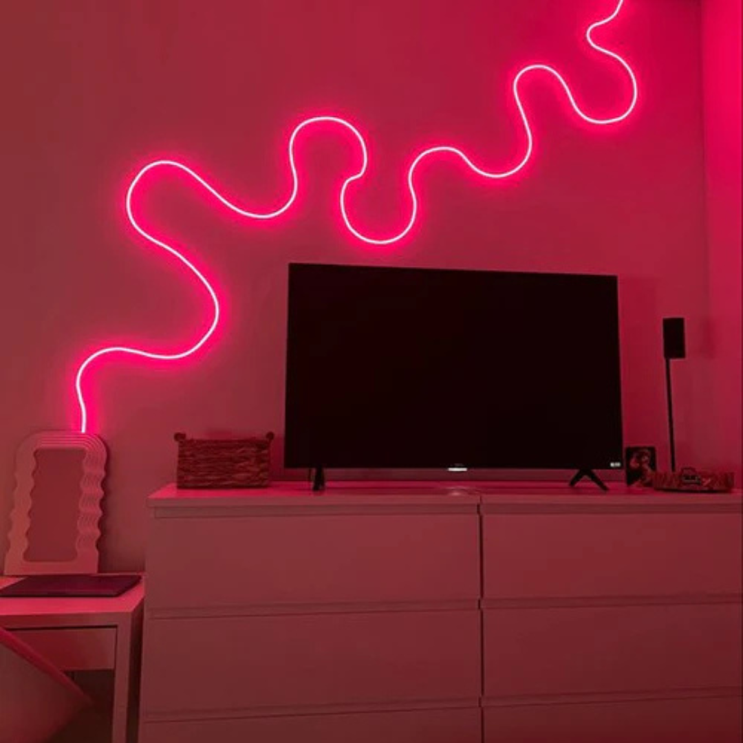 Ruban LED flexible effet néon à commande par application