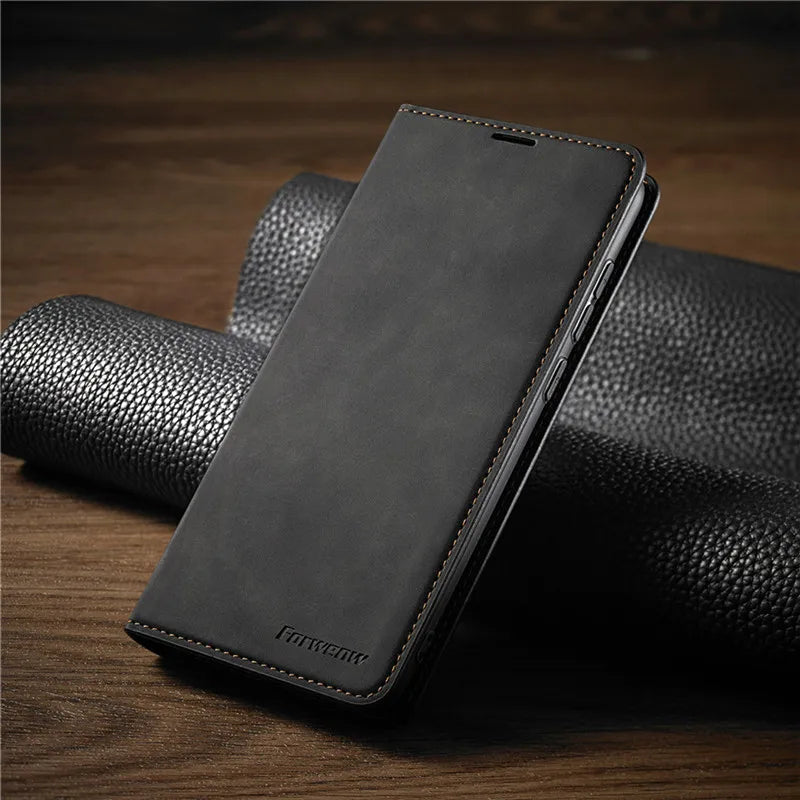 Coque de téléphone fine à fermeture magnétique