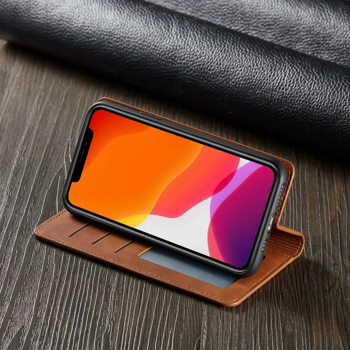 Coque de téléphone fine à fermeture magnétique