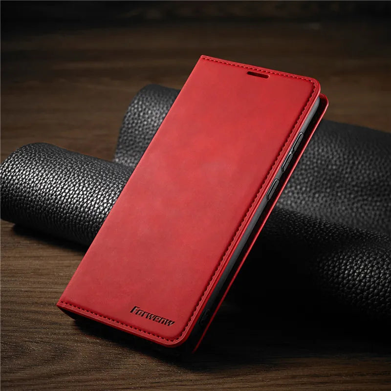 Coque de téléphone fine à fermeture magnétique