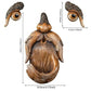 Mangeoire à oiseaux visage d’arbre en résine