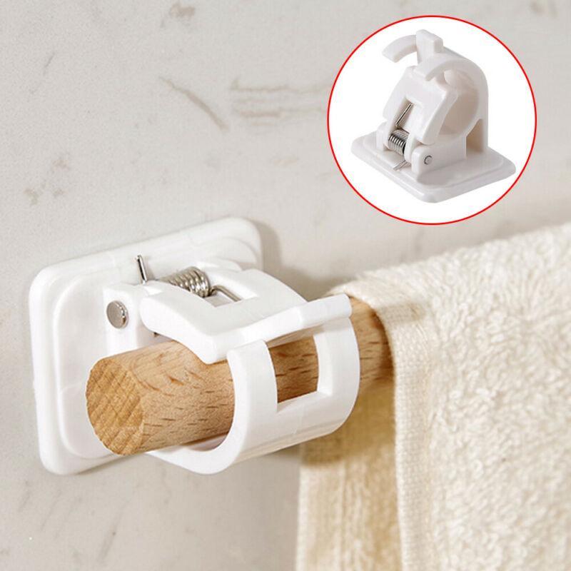 Supports adhésifs réglables pour tringle, charge 8 kg