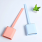 Brosse WC à tête flexible avec support