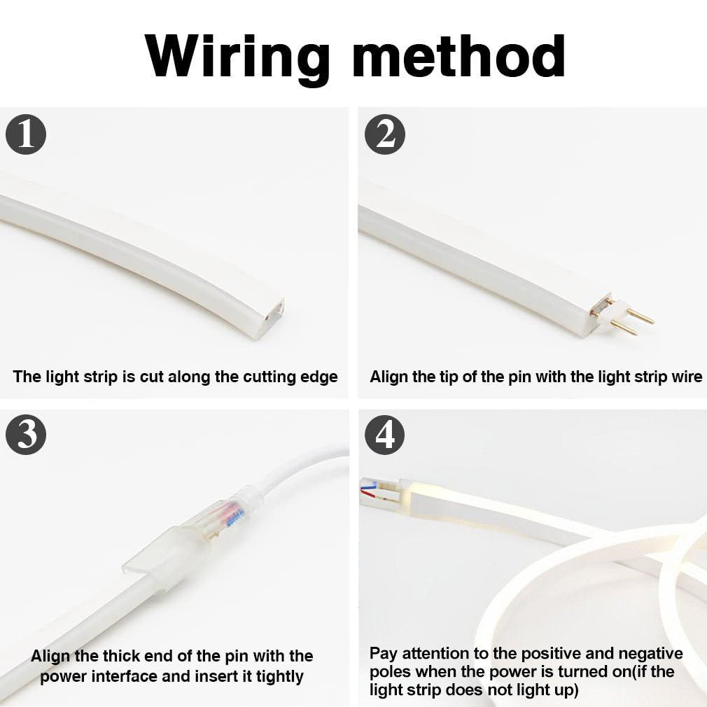 Ruban lumineux flexible à LED pour décoration