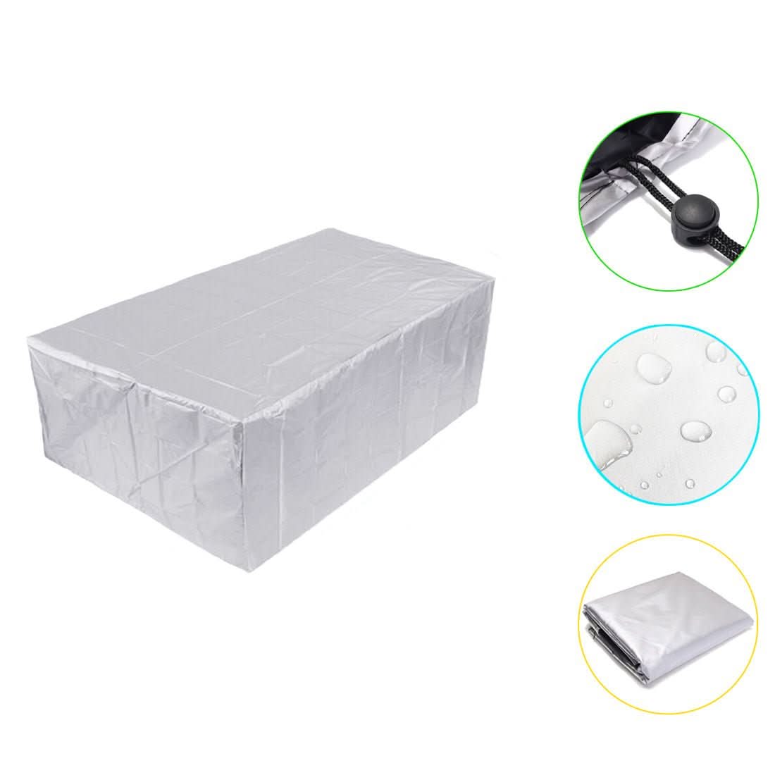 Housse de mobilier de jardin en polyester déperlant