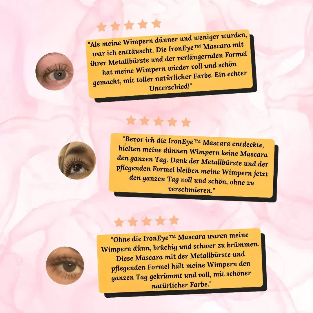 Mascara résistant à l’eau avec brosse courbée – lot de 2
