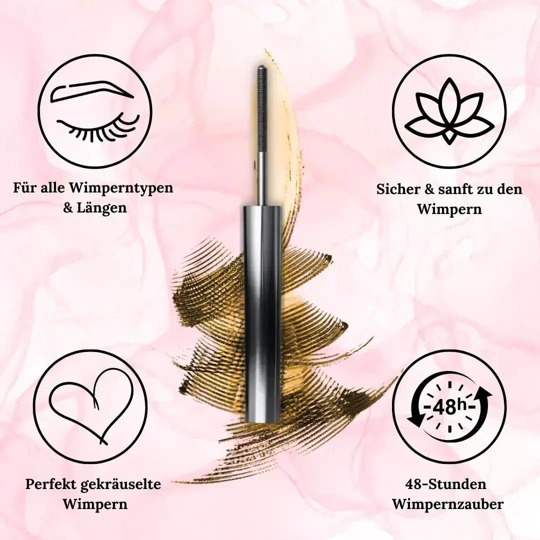 Mascara résistant à l’eau avec brosse courbée – lot de 2