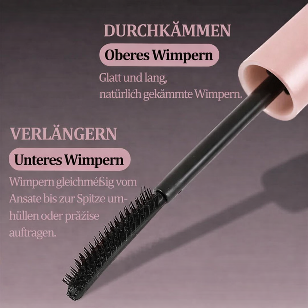 Mascara résistant à l’eau avec brosse-peigne