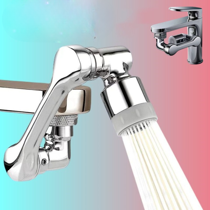 Rallonge de robinet articulée à 1080° avec 2 modes de jet