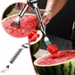 Fourchette coupe-melon 2 en 1 en acier inoxydable