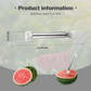 Fourchette coupe-melon 2 en 1 en acier inoxydable