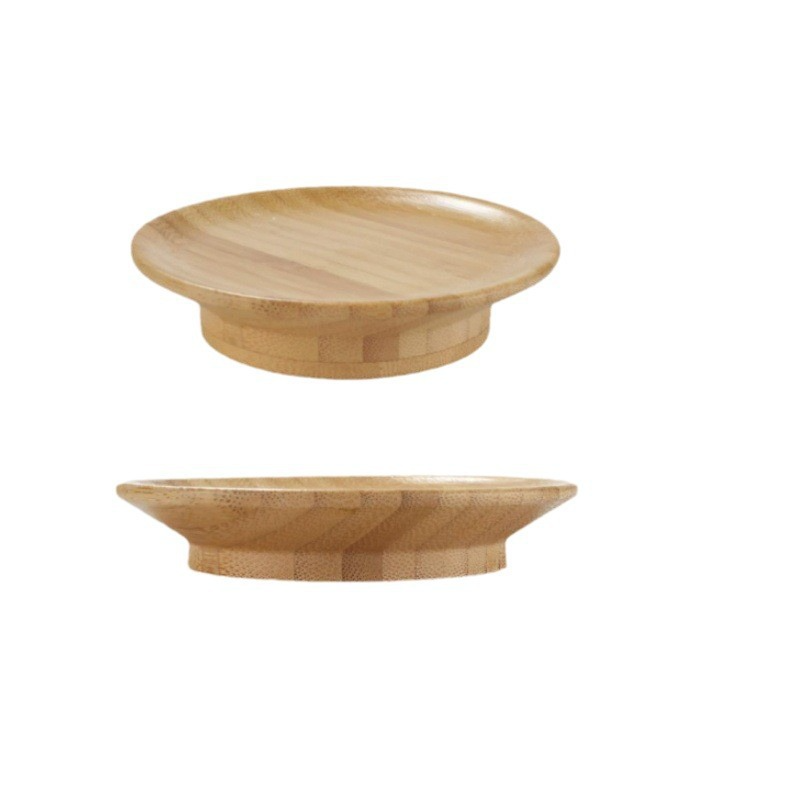 Couvercle et dessous de verre en bambou (lot de 4)