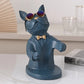 Porte-verres à vin décoratif en forme de chien