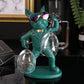 Porte-verres à vin décoratif en forme de chien