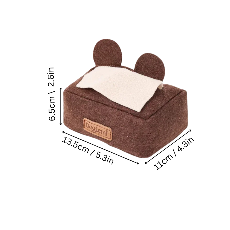 Felineau Boîte Puzzle Couinante pour Chien - 4 Couleurs