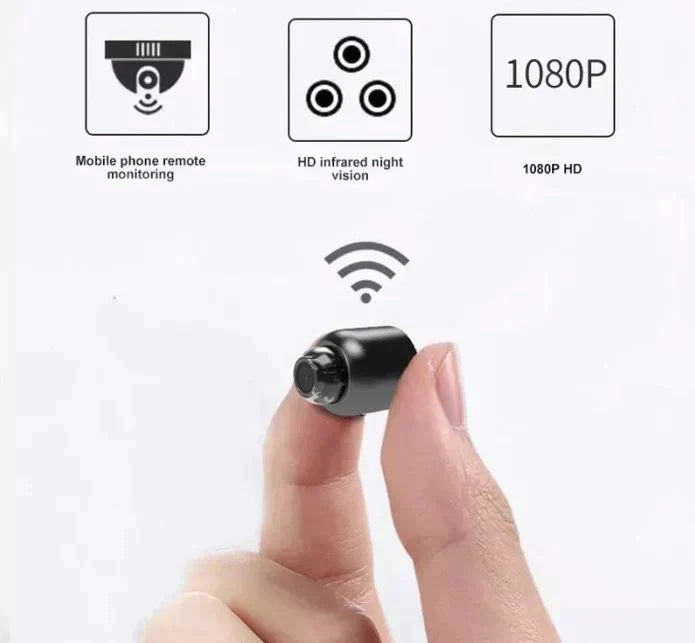 Caméra IP Wi-Fi 1080p avec vision nocturne et audio bidirectionnel