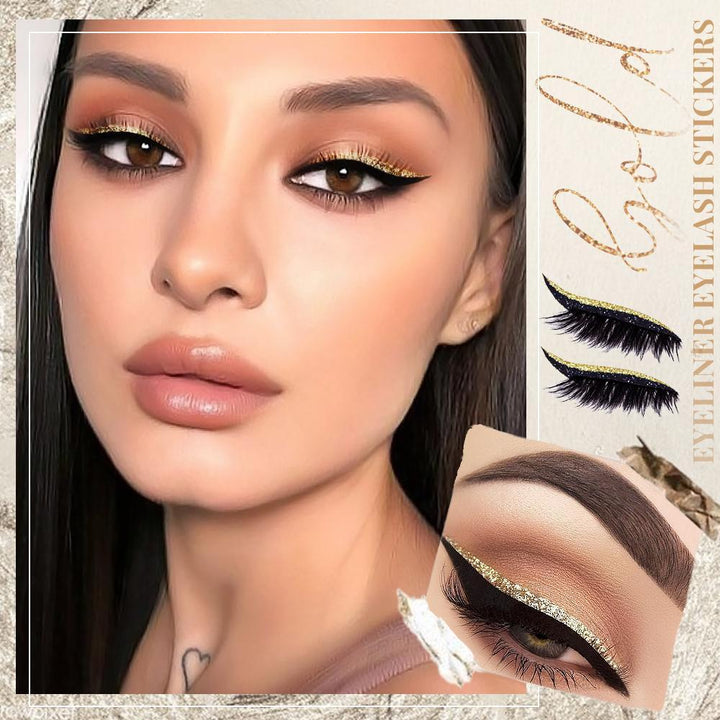 Autocollants pailletés pour maquillage des yeux – 8 paires