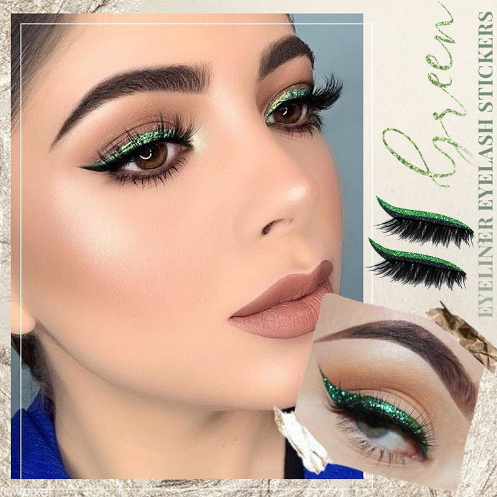 Autocollants pailletés pour maquillage des yeux – 8 paires