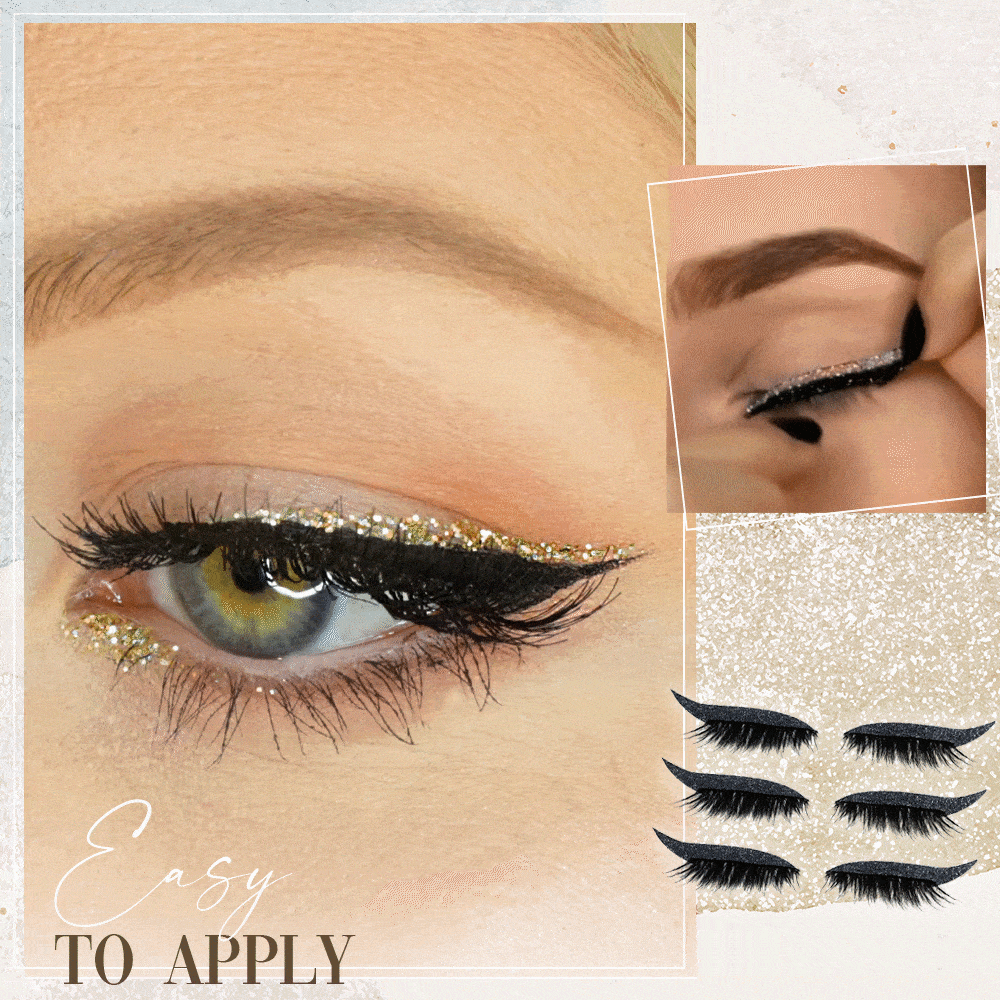 Autocollants pailletés pour maquillage des yeux – 8 paires