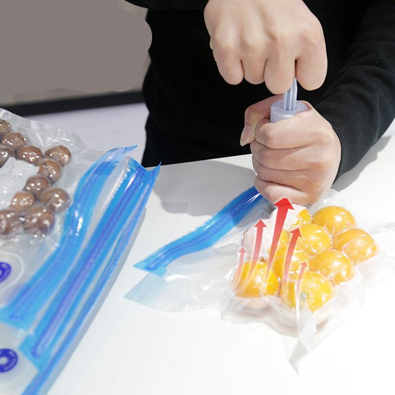 Sacs sous vide réutilisables avec pompe manuelle – lot de 15