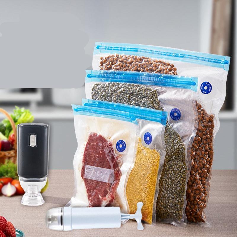 Sacs sous vide réutilisables avec pompe manuelle – lot de 15
