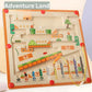 Labyrinthe d’activités pour enfants en bois et acrylique