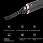 Recourbe-cils chauffant rechargeable USB avec affichage LED