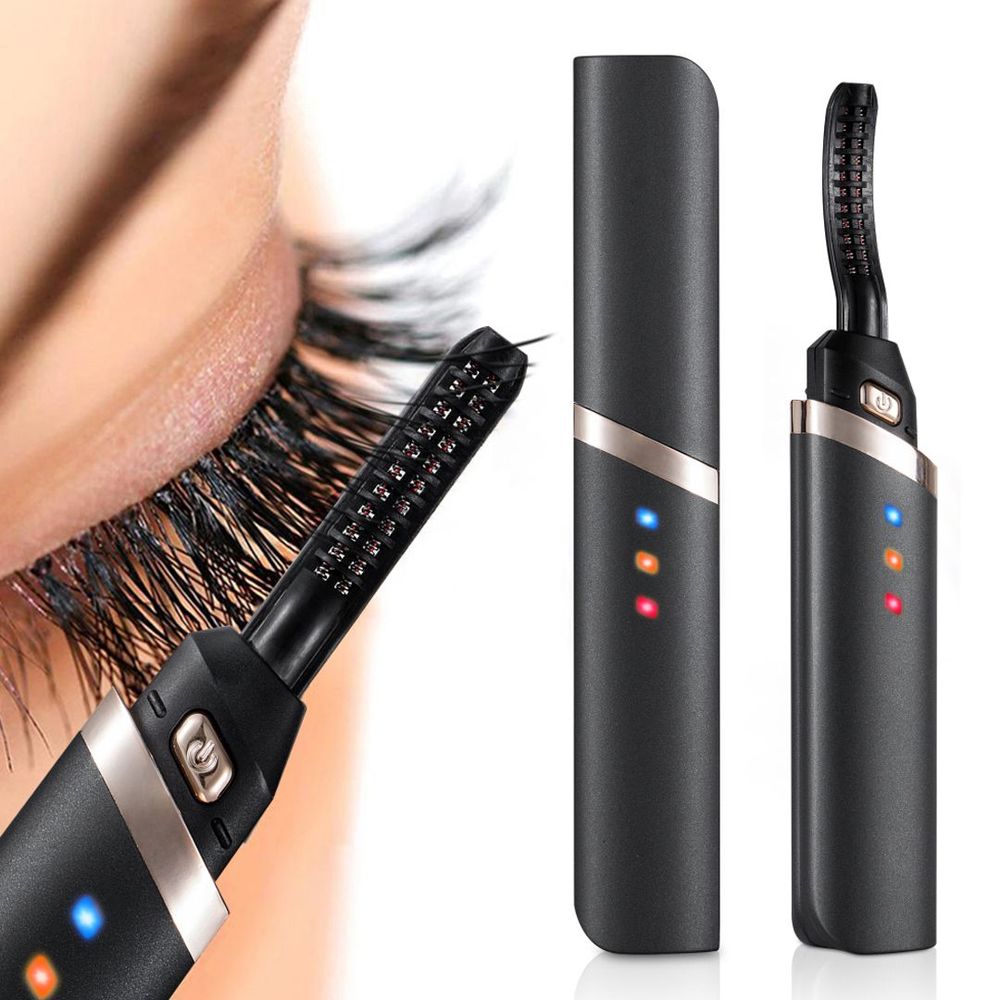Recourbe-cils chauffant rechargeable USB avec affichage LED