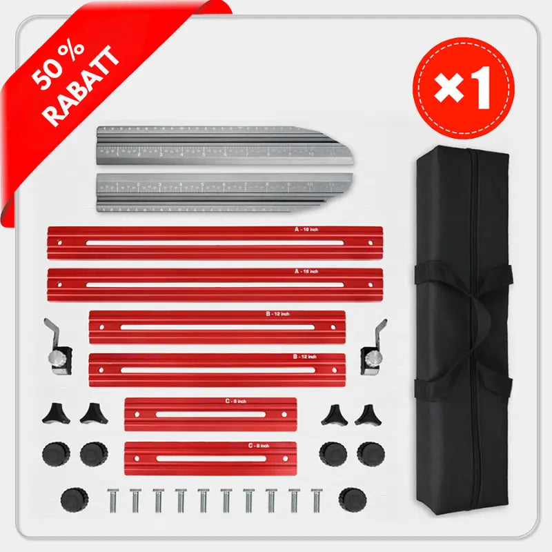Gabarit de mesure articulé en aluminium jusqu’à 120 mm
