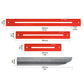 Gabarit de mesure articulé en aluminium jusqu’à 120 mm