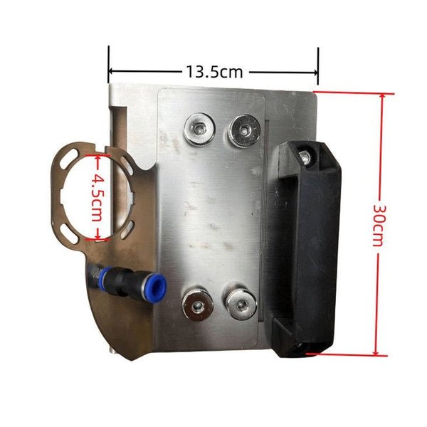 Support métallique de meuleuse d’angle pour chanfrein de carrelage à 45°